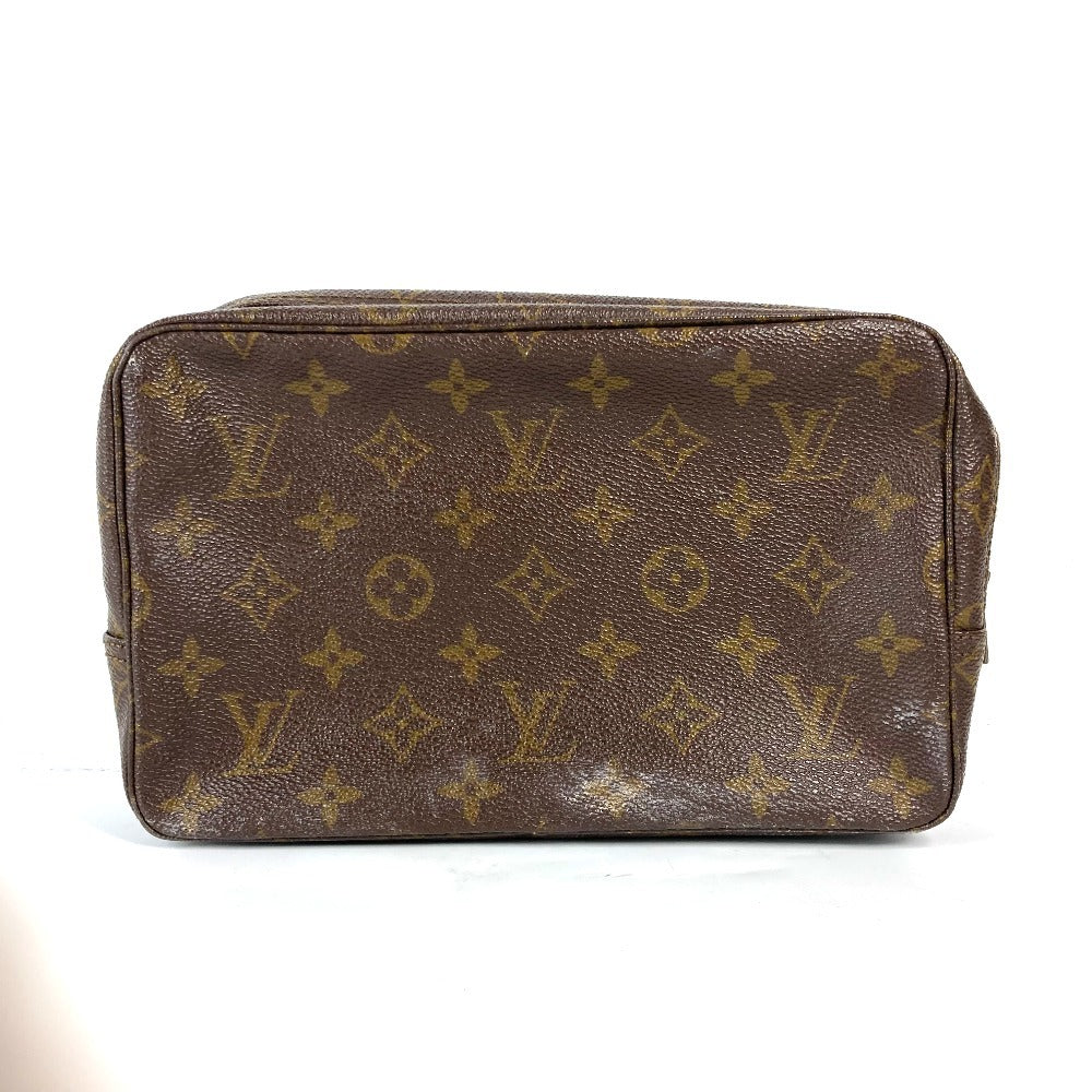 Louis Vuitton Cosmetics Pouch M47524 Truth Cracking Monogram Canvas Brown Handbag