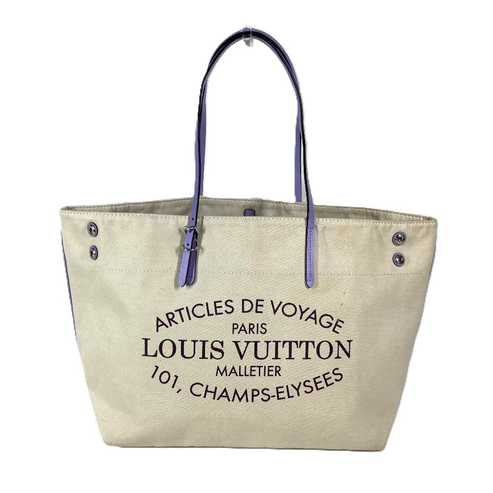 Louis Vuitton M94500 purple Summer collection Hippo Leather Canvas Shoulder Bag