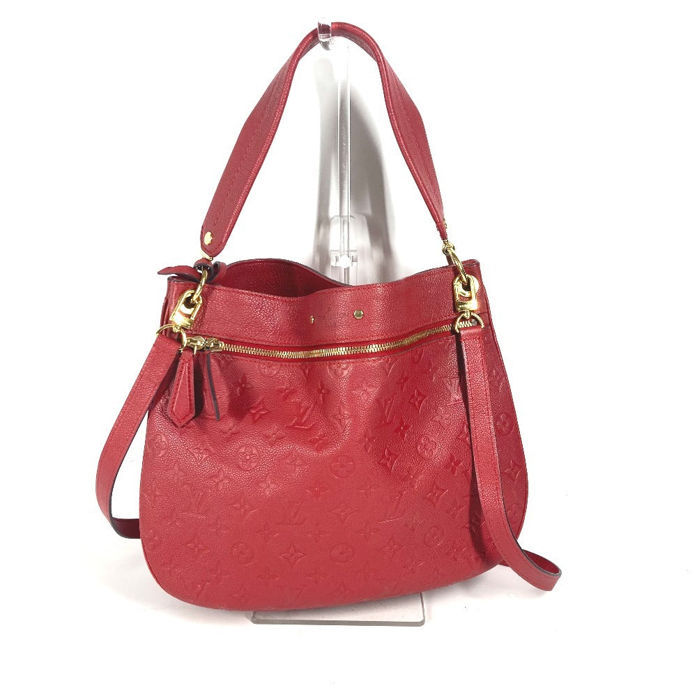 Louis Vuitton M42820 Ann Platt Ann Platt Monogram Leather Red Shoulder Bag