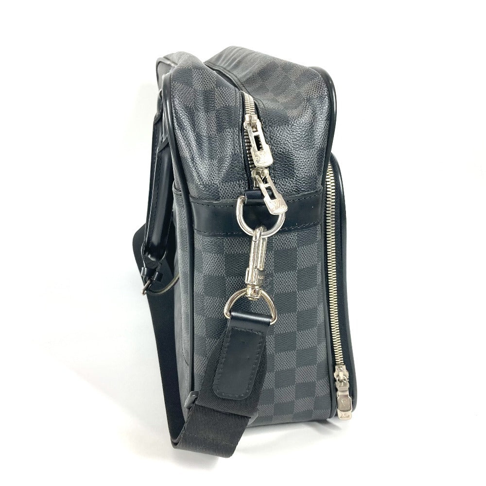 Louis Vuitton Business N23253 Damier Grafitto Damier Canvas Black Handbag Ot 28