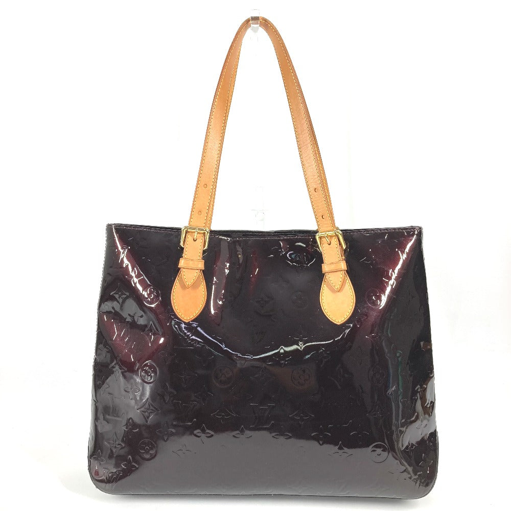 Louis Vuitton M91994 Vernis purple Vernis Brentwood Monogram Canvas Shoulder Bag Ot 15