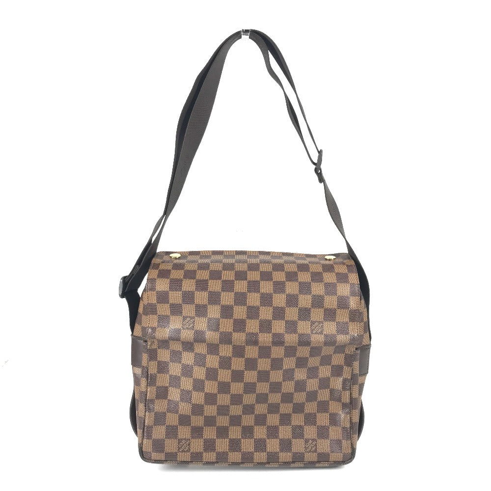 Louis Vuitton N45255 Damier Naviglio Canvas Brown Shoulder Bag Ot 2