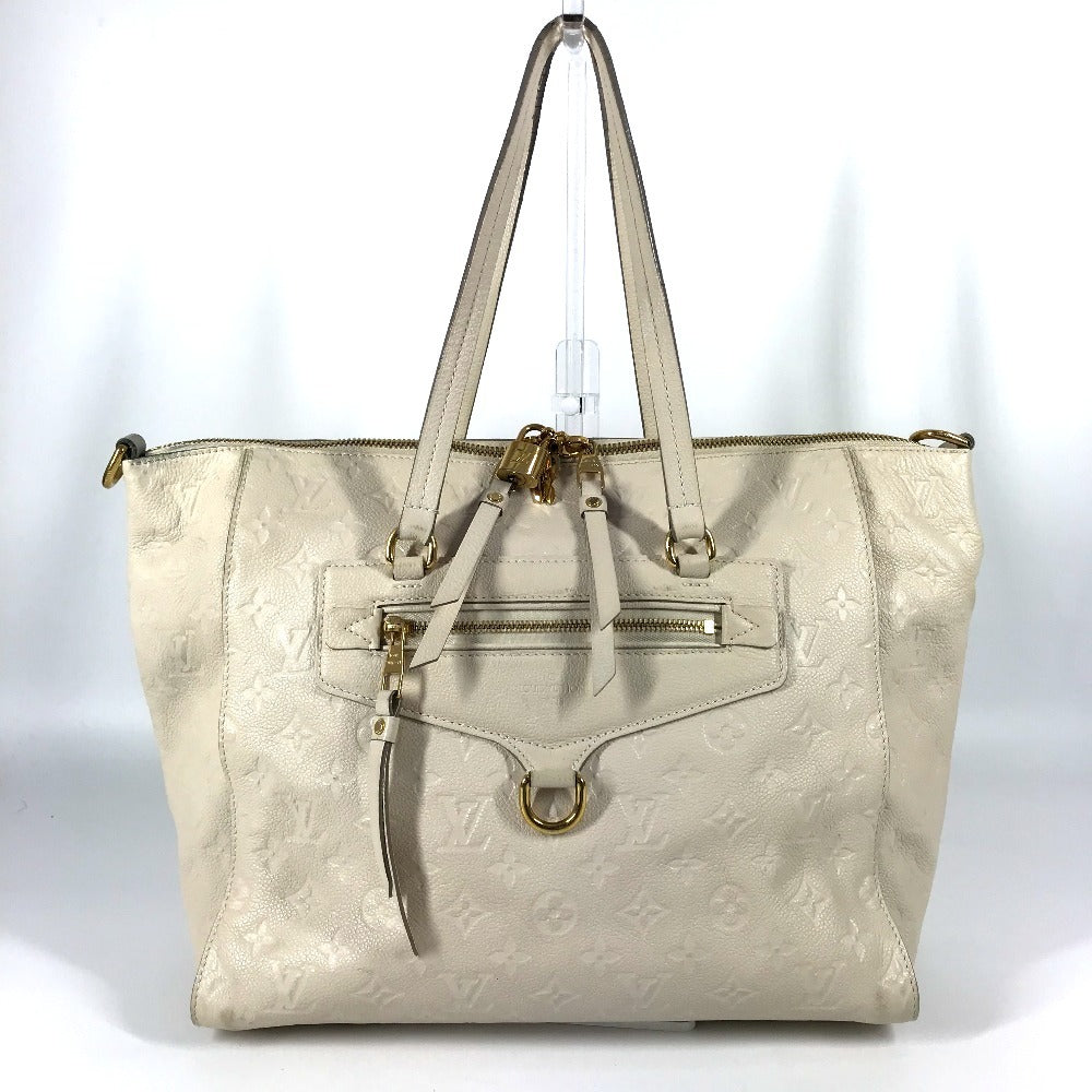 Louis Vuitton M93411 Ann Platt Ann Platt Monogram Leather White Shoulder Bag Ot 20