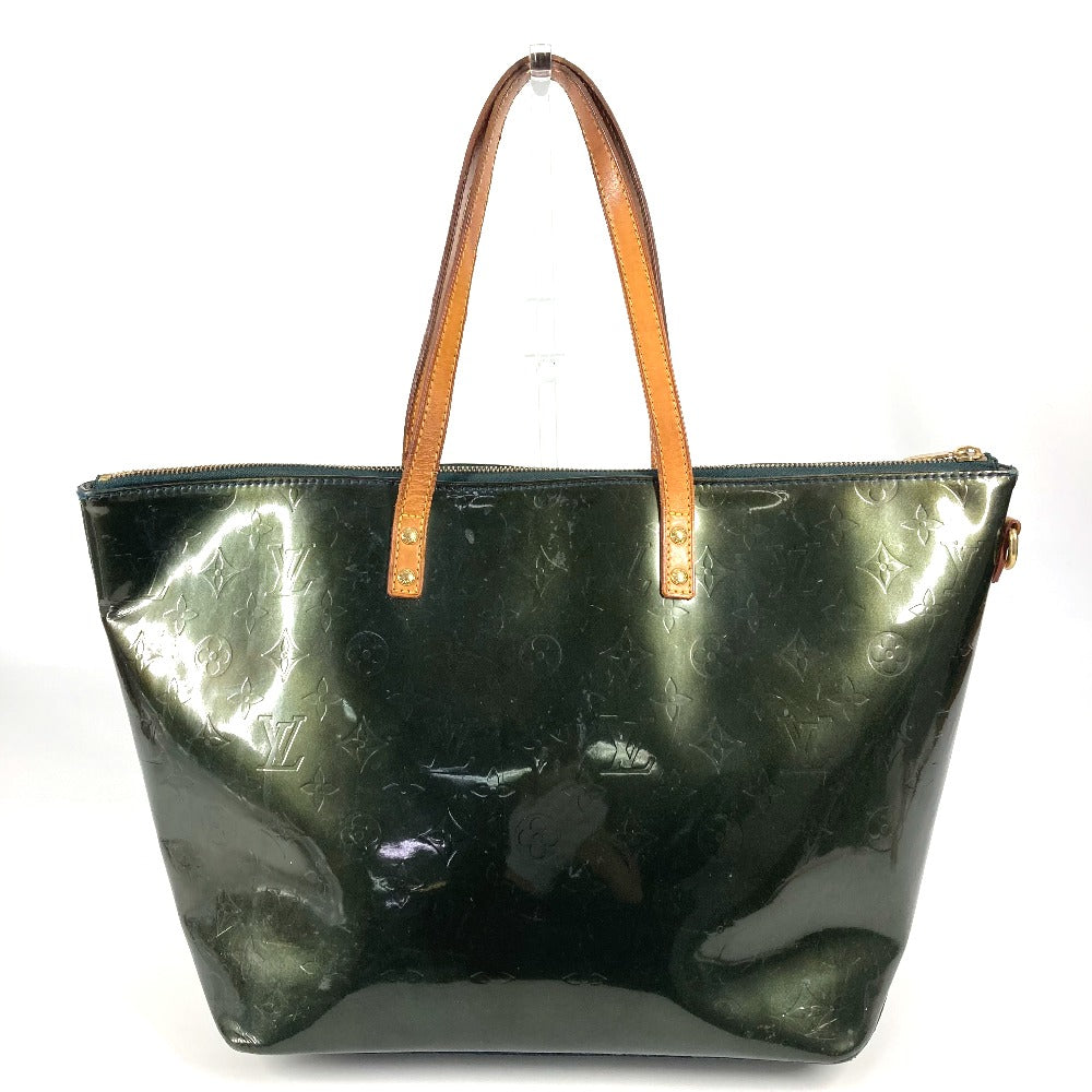Louis Vuitton M93673 Vernis Bellevue GM Monogram Canvas Green Shoulder Bag