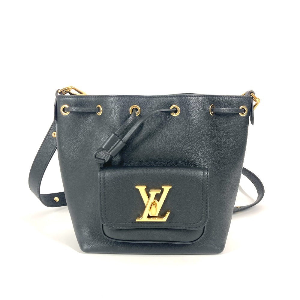 Louis Vuitton M57687 Rock Me BucketNV Leather Black Shoulder Bag