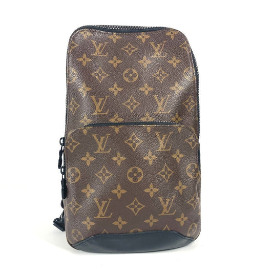 Louis Vuitton Sling M45897 macacer Avenue Monogram Canvas Brown Crossbody Bag Ot 14