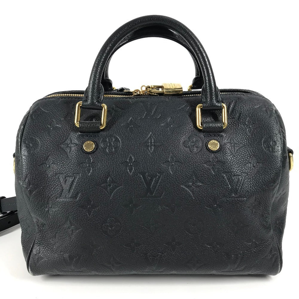 Louis Vuitton M40762 Ann Platt Dark Ann Monogram Leather Navy Speedy Handbag