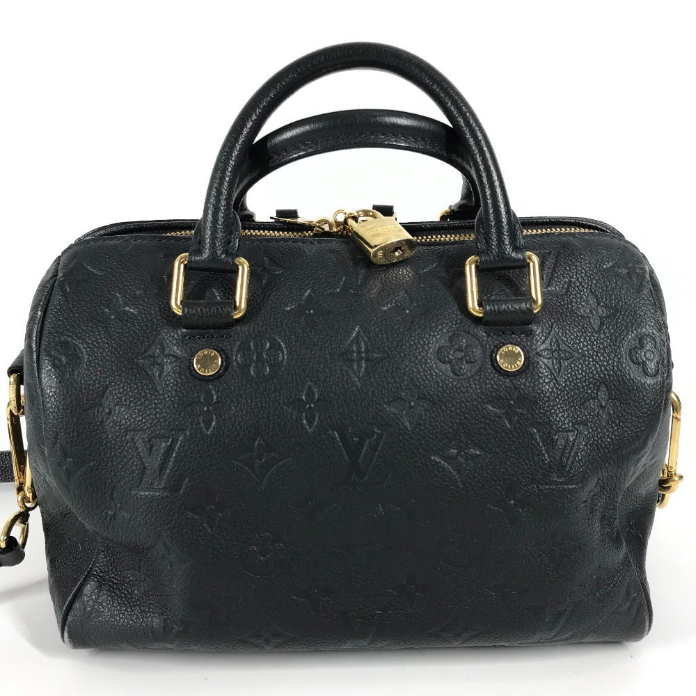 Louis Vuitton M40762 Ann Platt Dark Ann Monogram Leather Navy Speedy Handbag