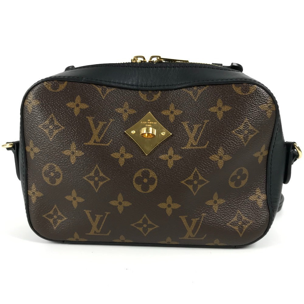 Louis Vuitton M43555 Saintonge Monogram Canvas Black Shoulder Bag