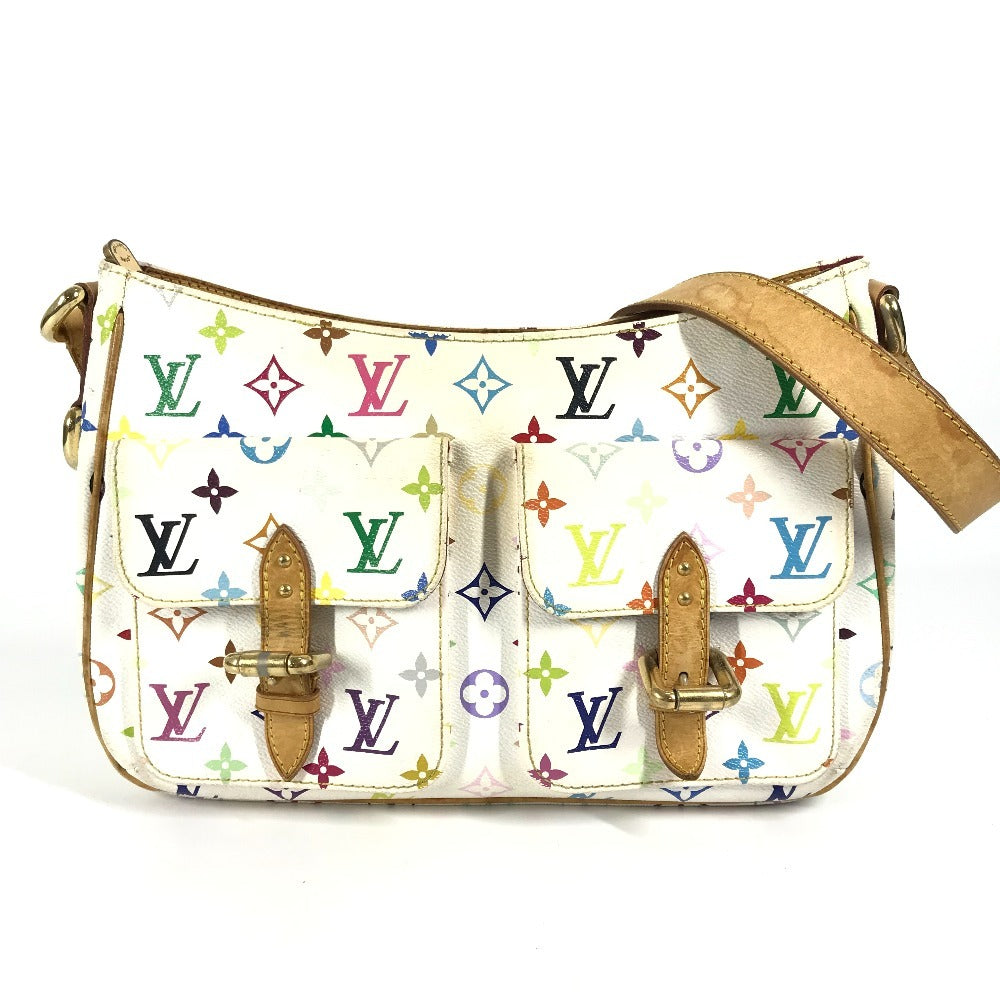 Louis Vuitton M40051 Lodge GM Monogram Canvas White Multicolor Shoulder Bag
