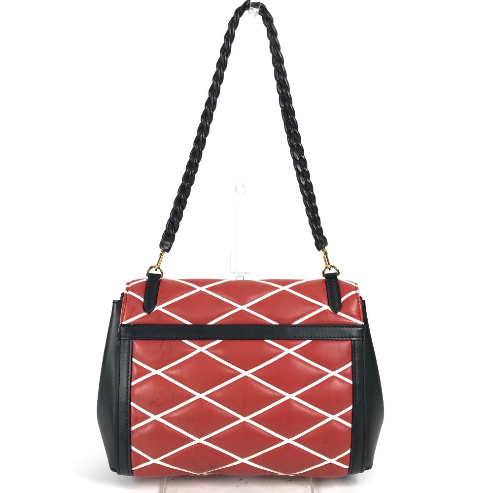 Louis Vuitton Maltage Line Pochette Leather Red Flap Shoulder Bag