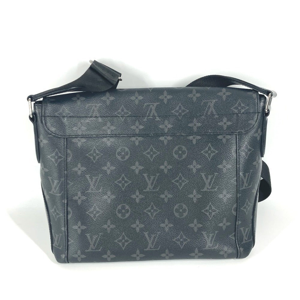 Louis Vuitton M40539 Eclipse Messenger Explorer Monogram Canvas Black Crossbody Bag