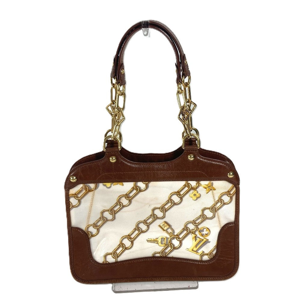 Louis Vuitton M95157 Plastics charm Hippo Monogram Leather Brown Shoulder Bag