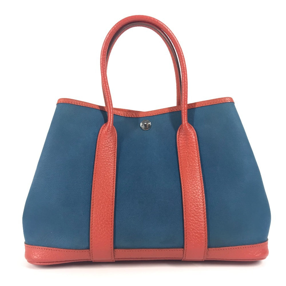 Tote Bag Garden Party Tpm Leather Canvas