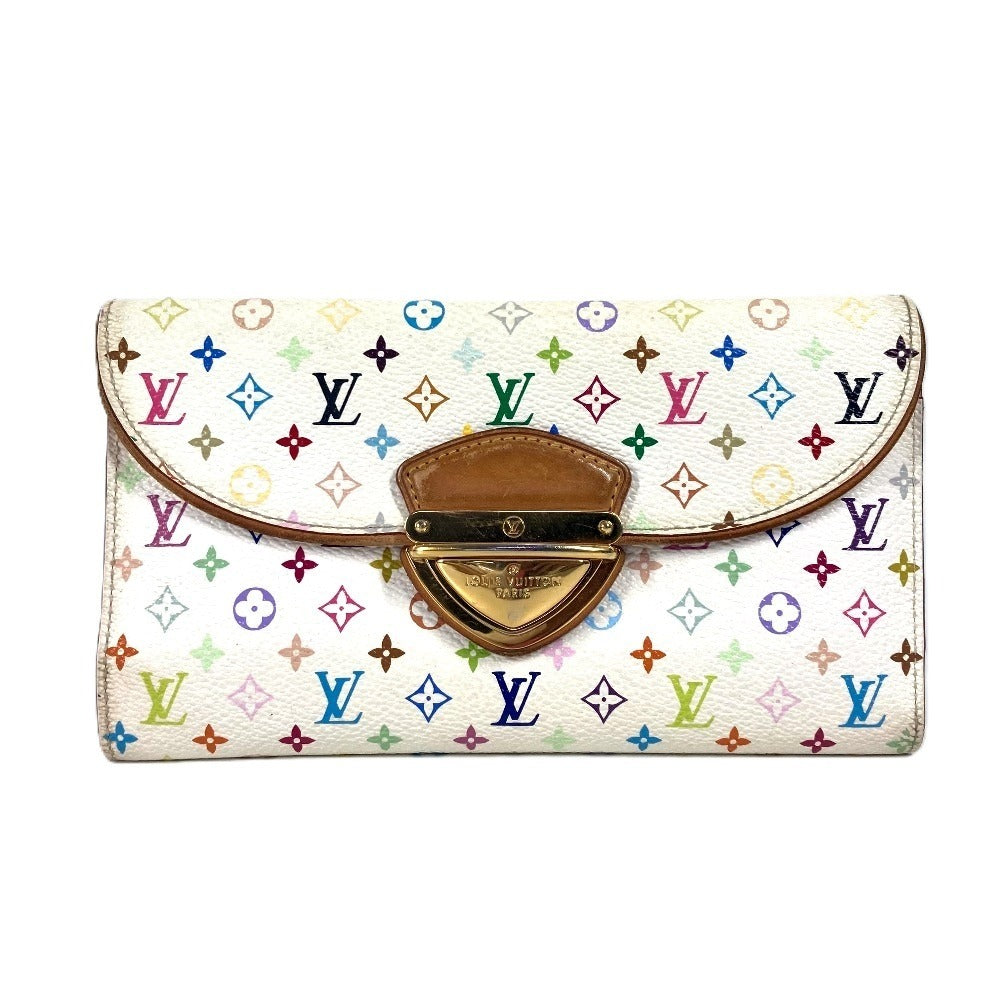 Louis Vuitton Long Purse M93736 Portefeuille Eugenie Monogram Canvas White Multicolor Wallet Case
