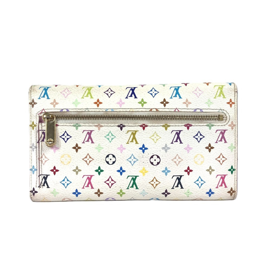 Louis Vuitton Long Purse M93736 Portefeuille Eugenie Monogram Canvas White Multicolor Wallet Case