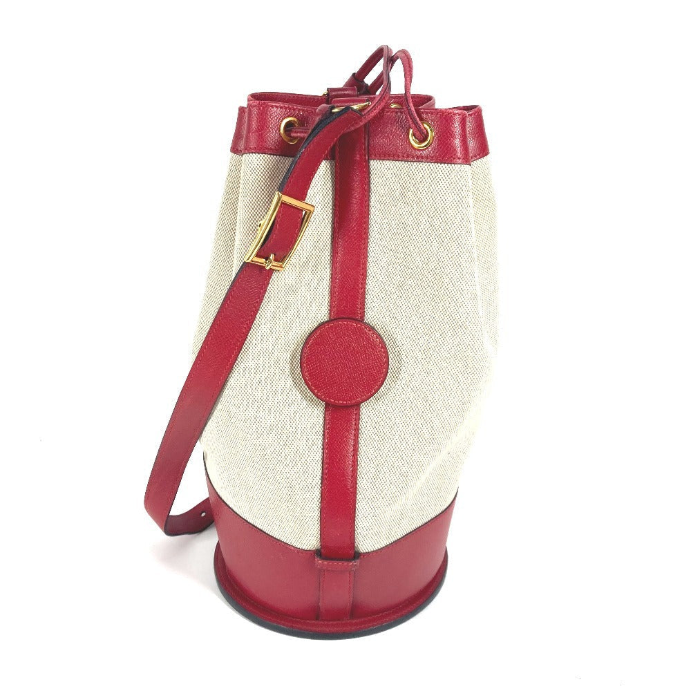 Shoulder Bag Standy Leather Canvas