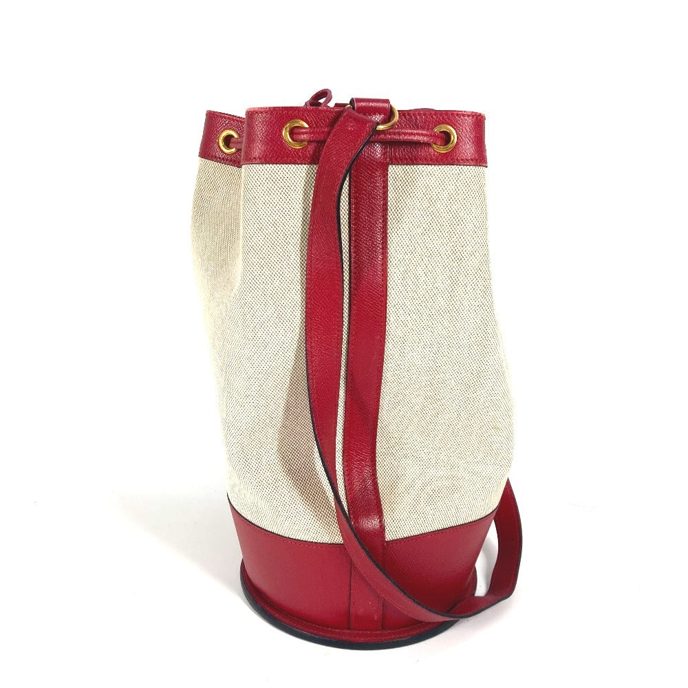 Shoulder Bag Standy Leather Canvas