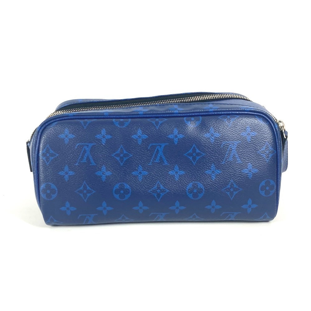 Louis Vuitton business M30849 Taiga Taigalama Dop Monogram Leather Canvas Blue Handbag Ot 9