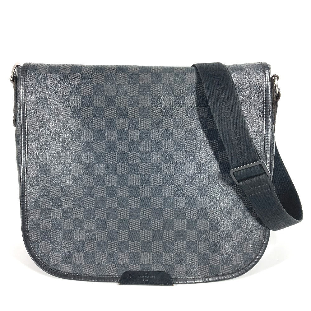 Louis Vuitton N58033 Damier Grafitto Damier Grafitte Canvas Black Shoulder Bag Ot 21
