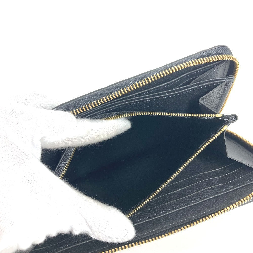 Louis Vuitton Long Purse M14160 Ann Platt Monogram Leather Black Wallet Case Ot 30