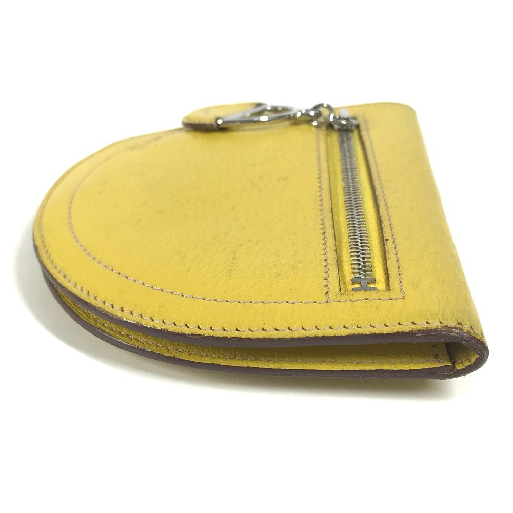 Coin Case Yellow In The Loop Compact Leather Travel Bag