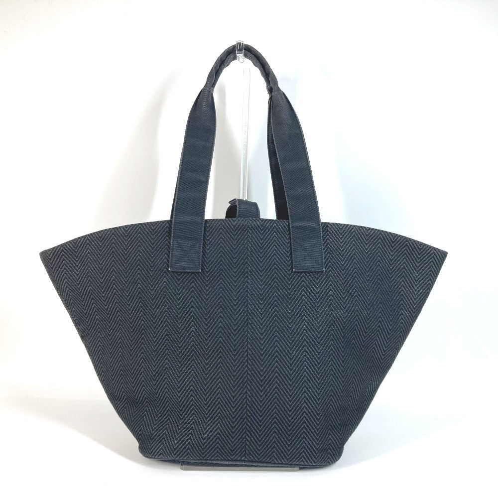 Shoulder Bag Cotton With Porch Panier De Black