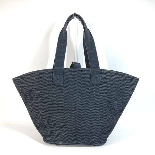 Shoulder Bag Cotton With Porch Panier De Black
