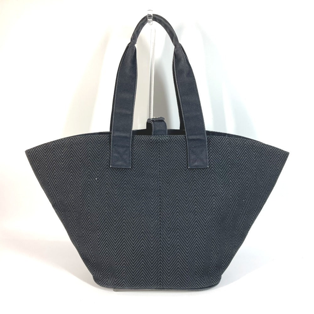 Shoulder Bag Cotton With Porch Panier De Black