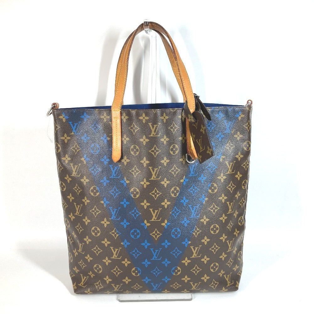 Louis Vuitton M50147 V line Hippo NS Monogram Canvas Brown Shoulder Bag
