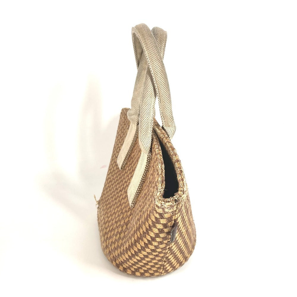 Hermes Handbag Linen Panier Bus Pm Panier Bus Pm Beige Travel Bag