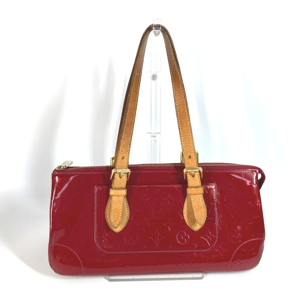 Louis Vuitton M93507 Vernis Rosewood Avenue Monogram Canvas Red Shoulder Bag