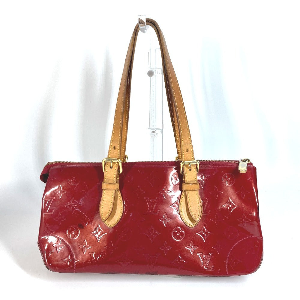 Louis Vuitton M93507 Vernis Rosewood Avenue Monogram Canvas Red Shoulder Bag