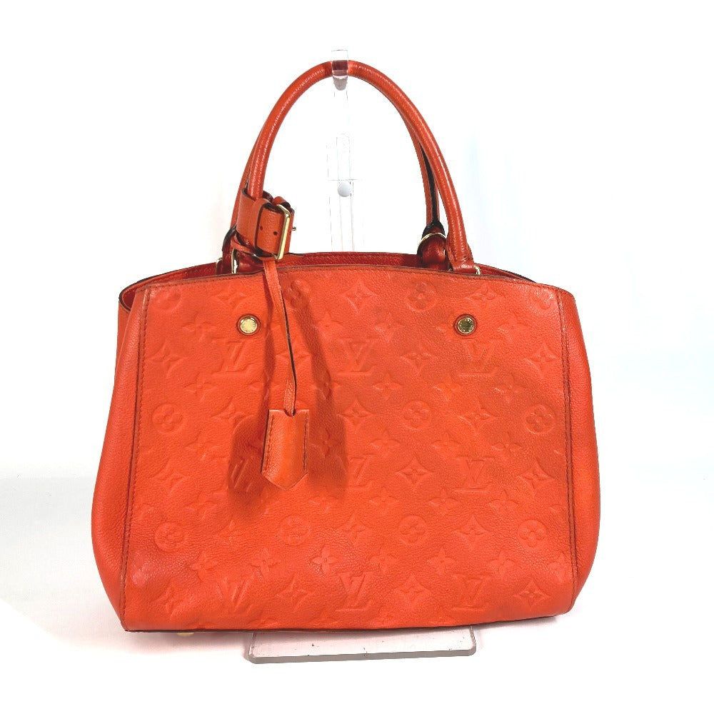 Louis Vuitton M50093 Ann Platt Ann Platt Monogram Leather Orange Handbag