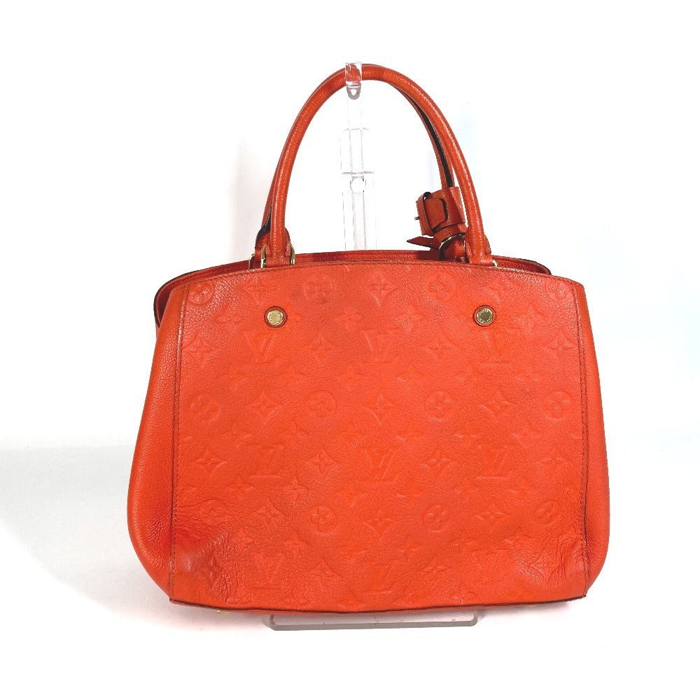 Louis Vuitton M50093 Ann Platt Ann Platt Monogram Leather Orange Handbag