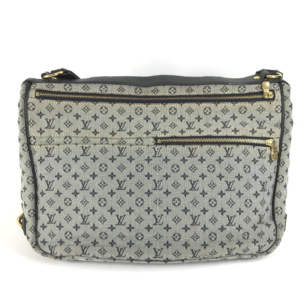 Louis Vuitton M42350 Sac Maman Monogram Canvas Navy Mini Shoulder Bag Ot 10