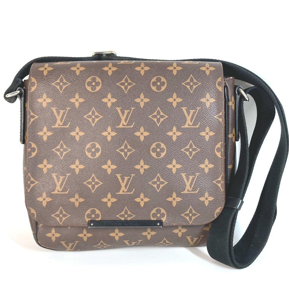 Louis Vuitton M40935 macacer District PM Monogram Canvas Brown Shoulder Bag