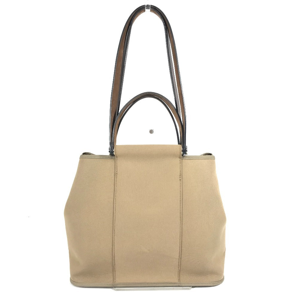 Hermes Shoulder Bag Kabak Pm Kabak Pm Leather Canvas Brown