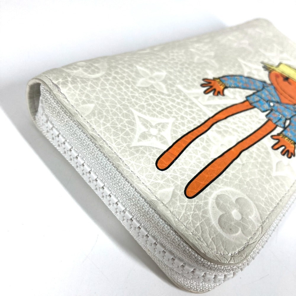 Louis Vuitton Long Purse M80337 Taurillon Clemence White Wallet Case