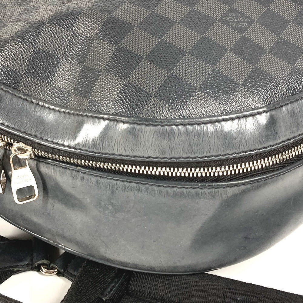 Louis Vuitton Backpack N41473 Damier Grafitto Damier Canvas Black
