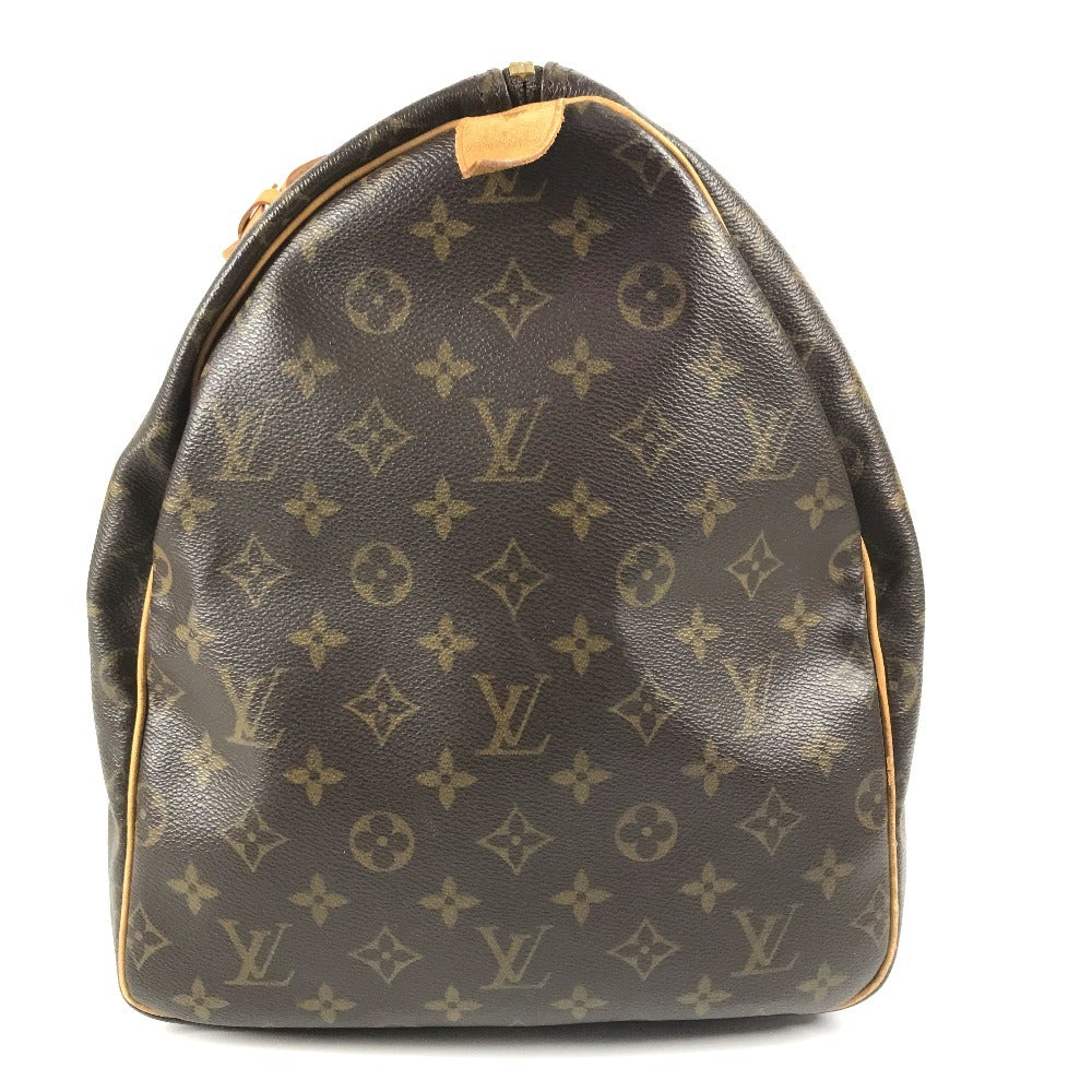 Louis Vuitton Boston Duffel M41424 Keepall 55 Monogram Canvas Brown Travel Bag Ot 13