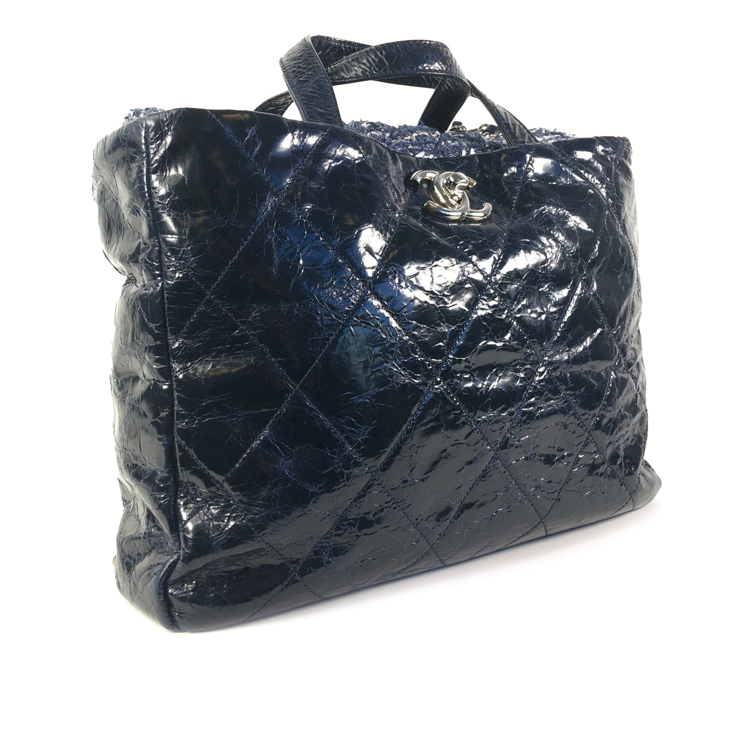 CHANEL Glazed Calfskin Portobello Satchel