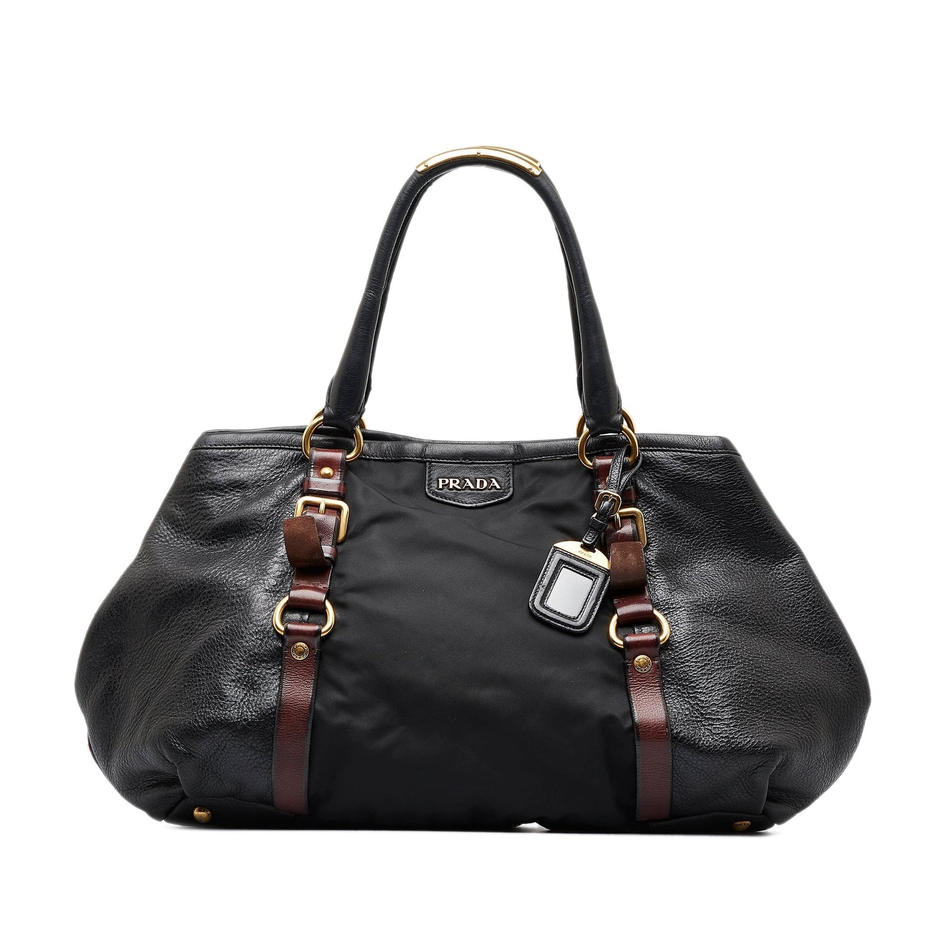 Prada And Tote Bag Leather Nylon