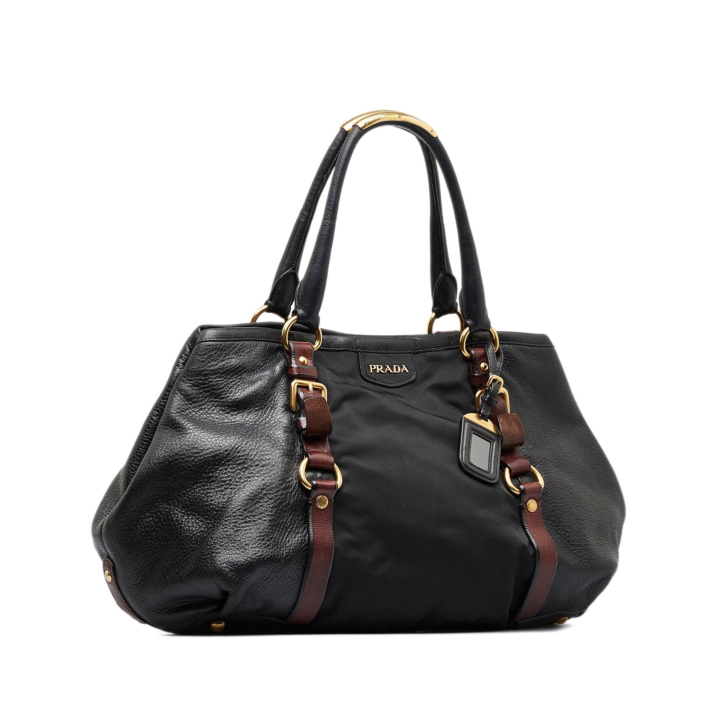 Prada And Tote Bag Leather Nylon