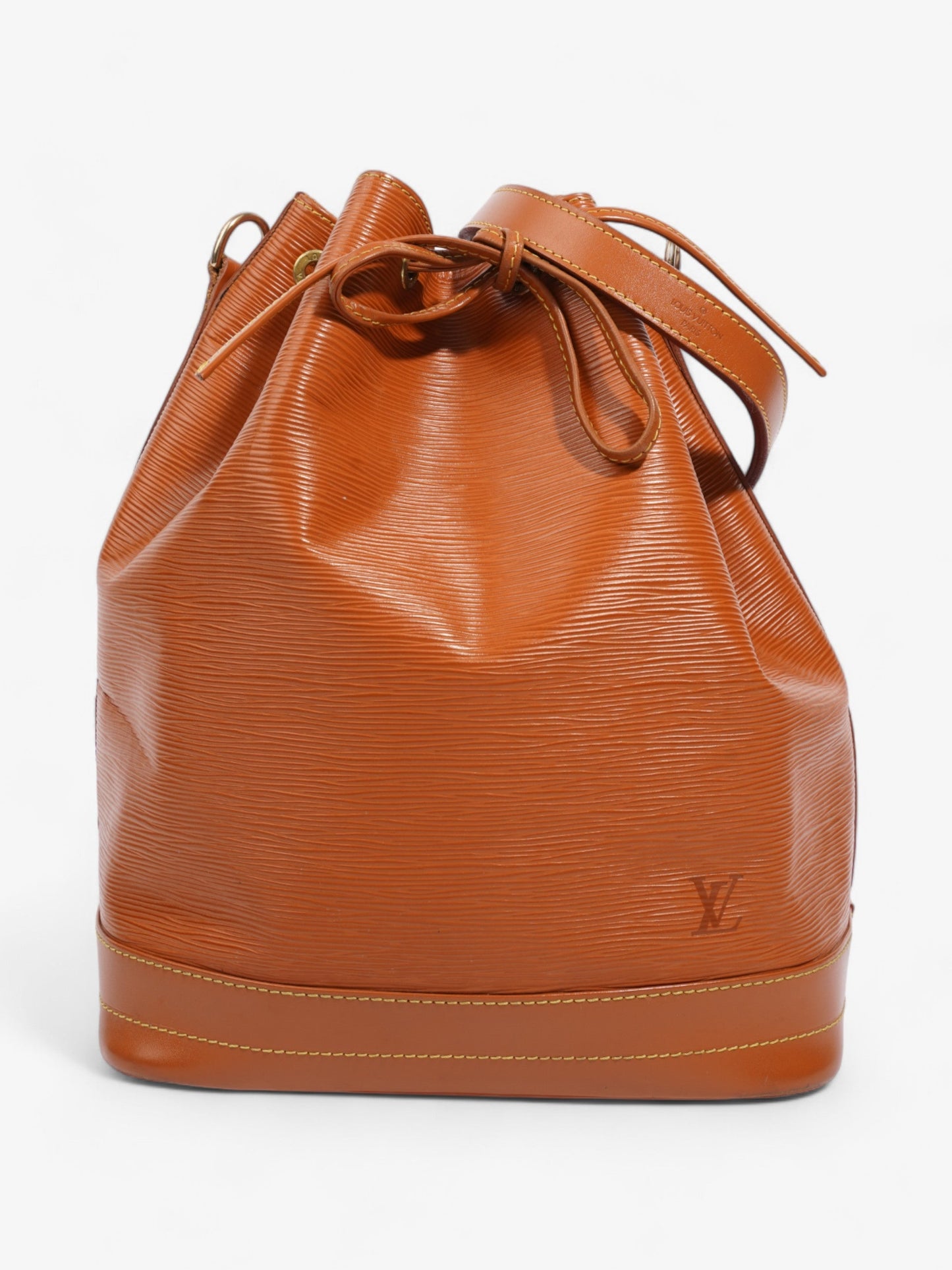 Louis Vuitton Noé Epi Leather Brown Handbag