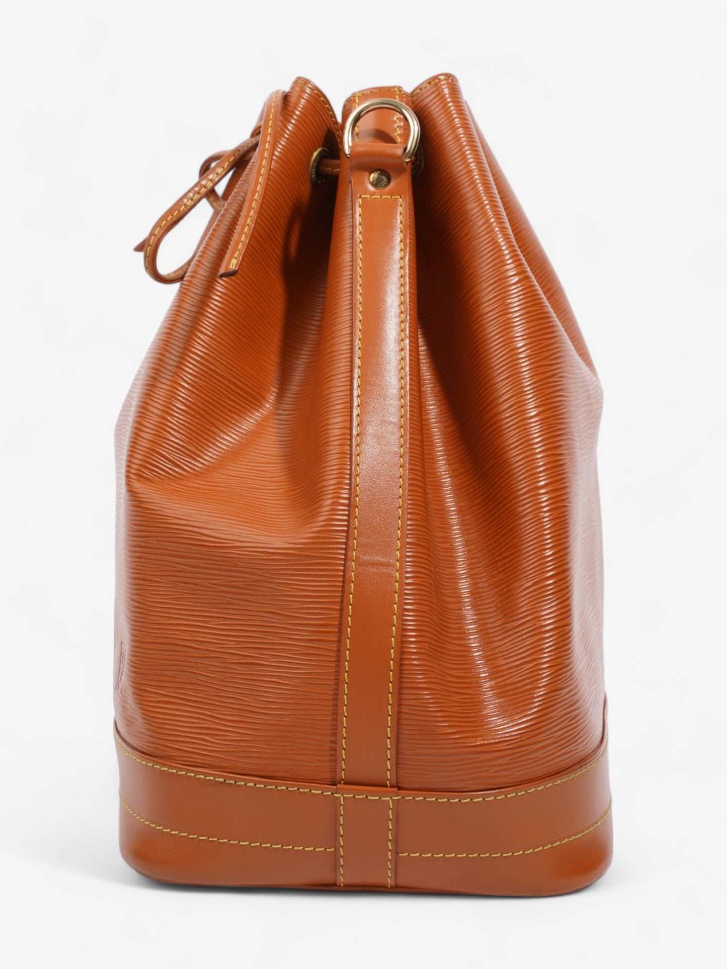 Louis Vuitton Noé Epi Leather Brown Handbag