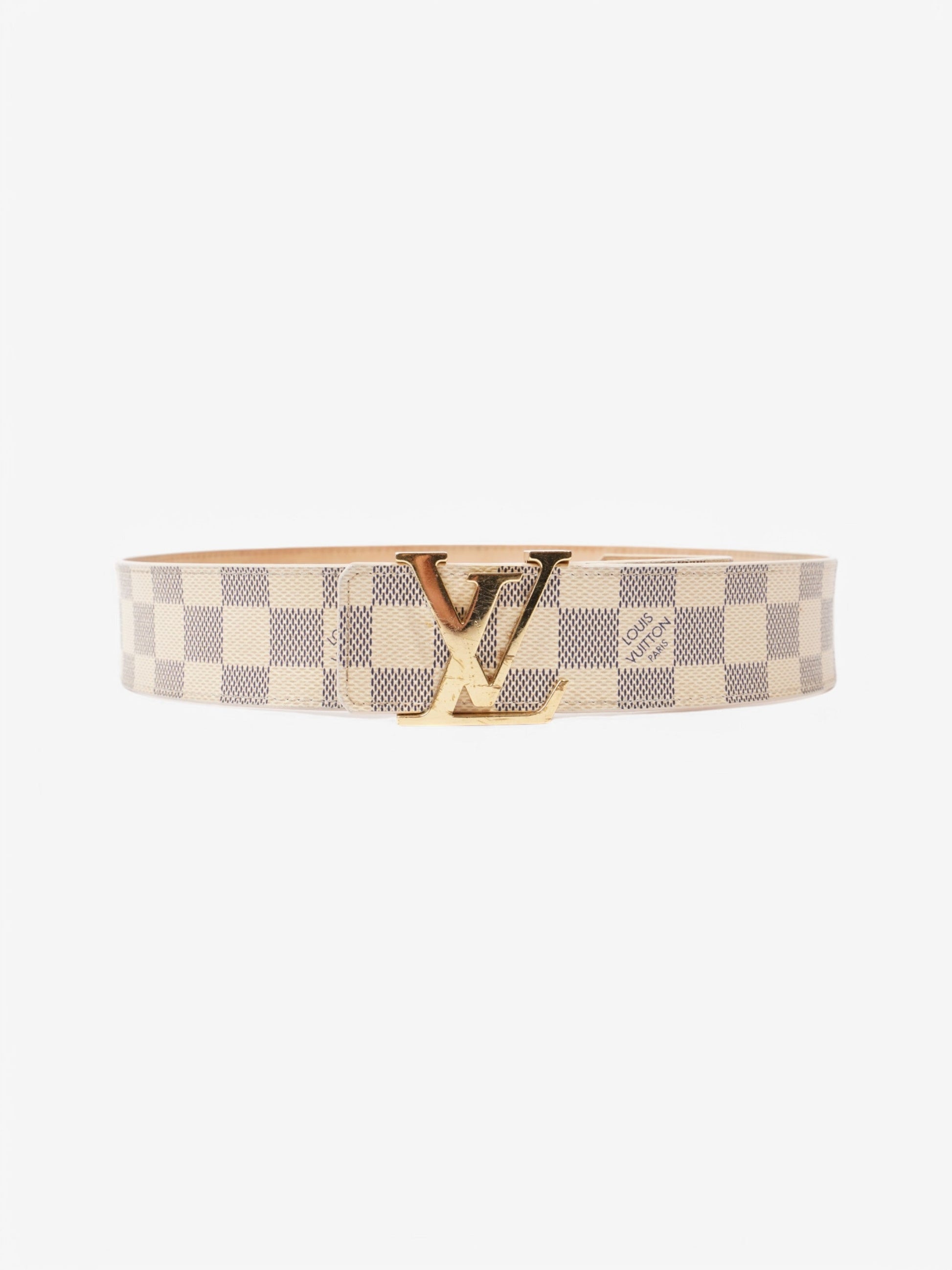Louis Vuitton Initials Damier Azur Coated 80cm Canvas Gold Apparel