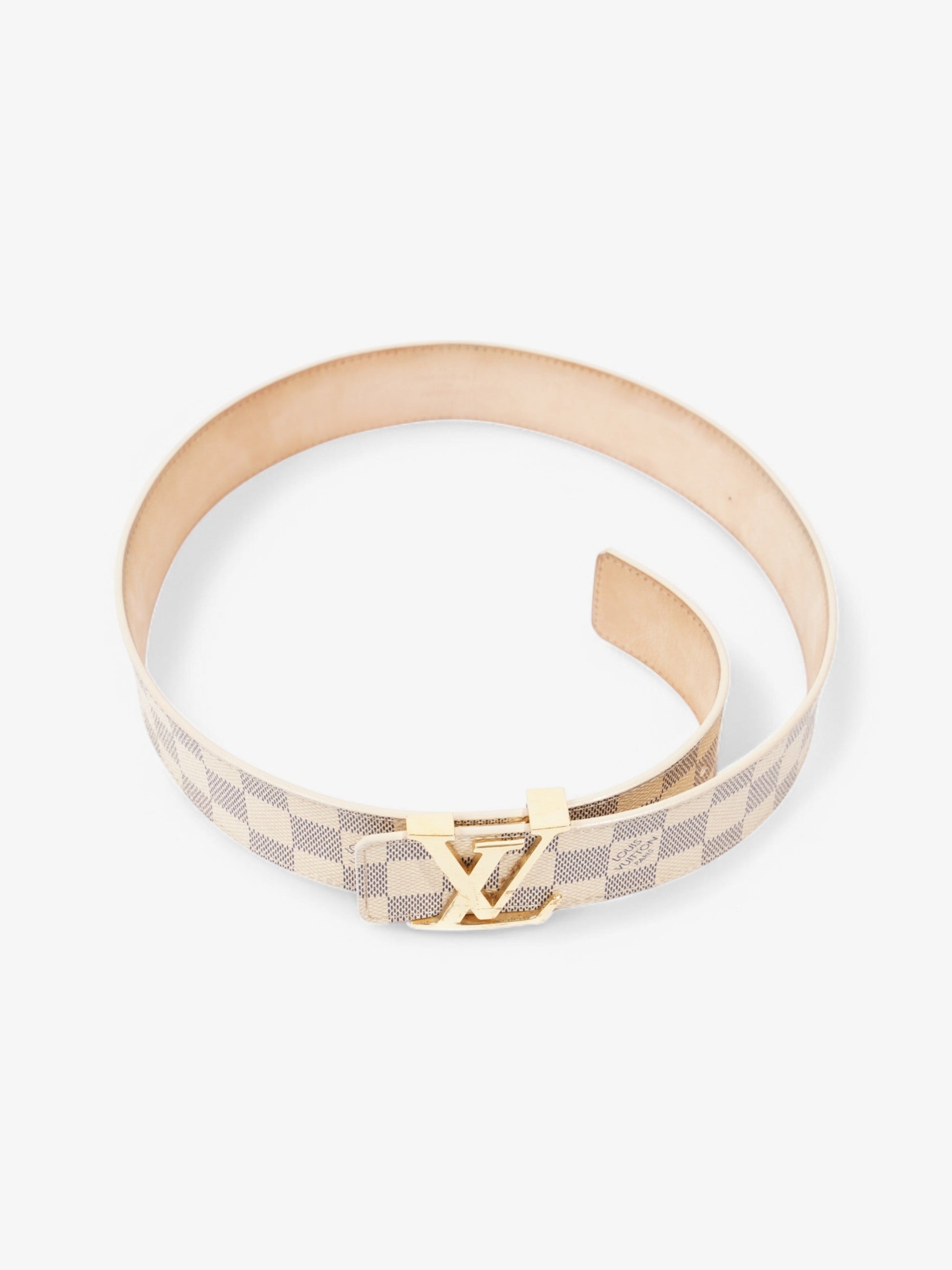 Louis Vuitton Initials Damier Azur Coated 80cm Canvas Gold Apparel