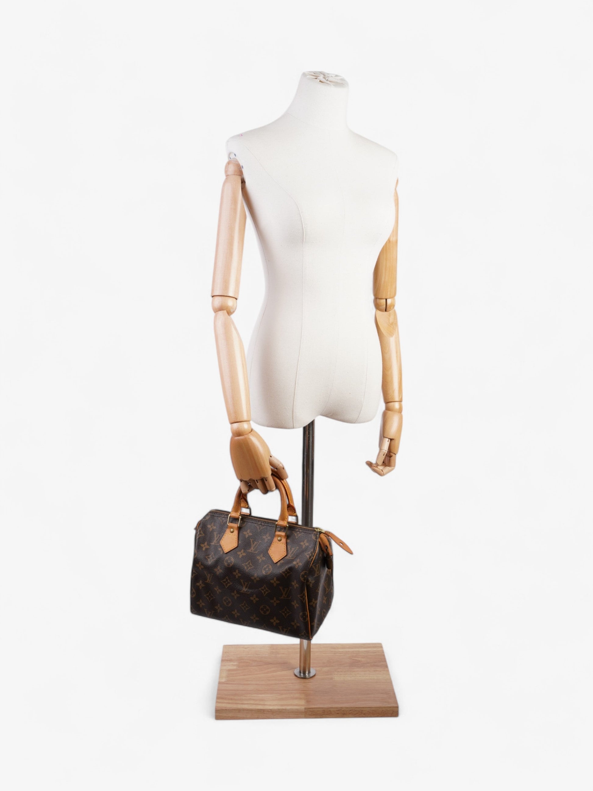 Louis Vuitton Speedy Coated 25 Monogram Canvas Coated Canvas Apparel