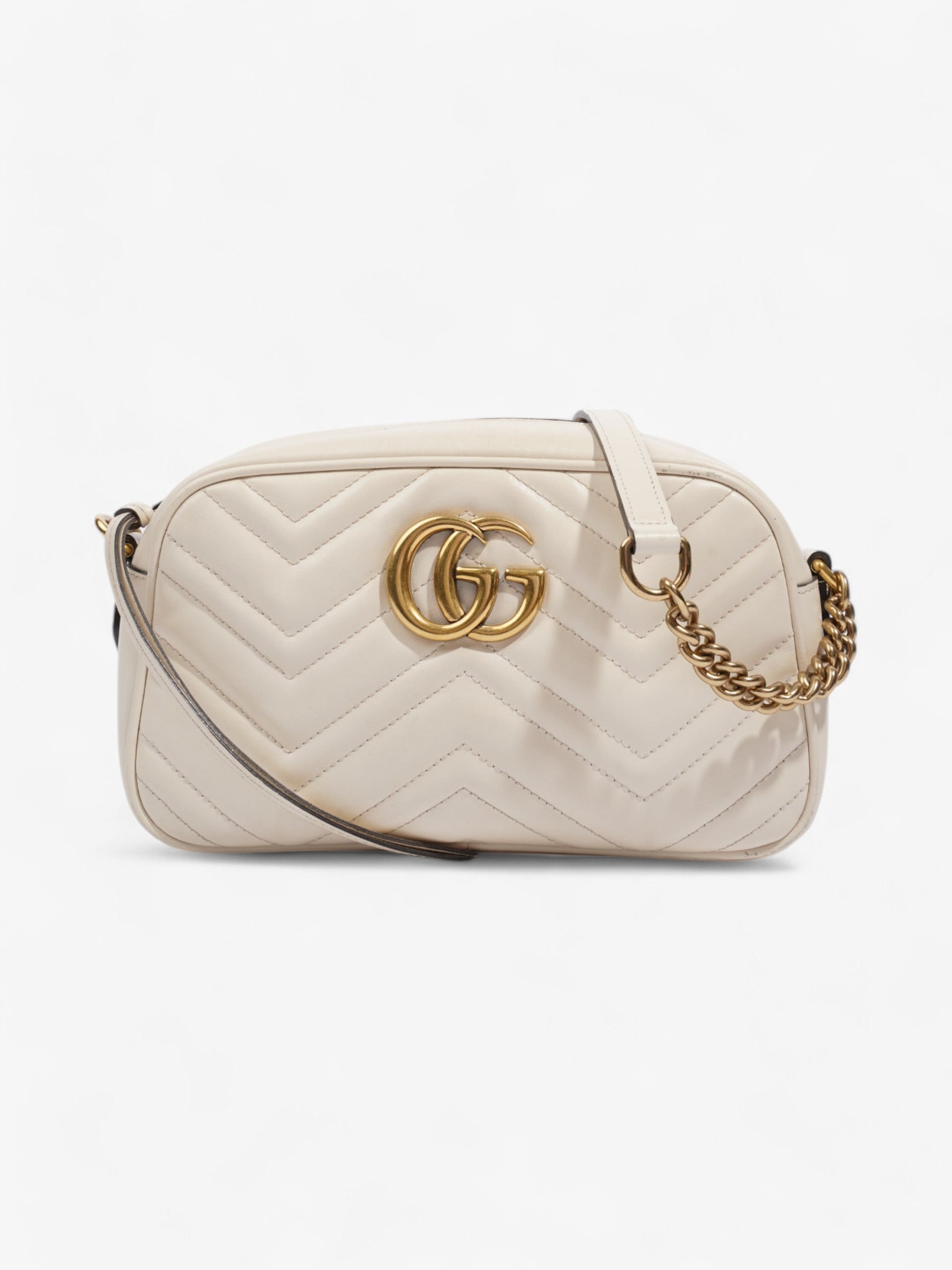 Gucci Marmont Small Crossbody Bag Leather Matelasse 23